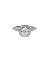 Tiffany & Co . Soleste Platinum 0.70 Ct. Tw. Diamond Engagement Ring (authentic Pre-loved) In Metallic
