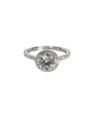 Pre-owned Tiffany & Co . Soleste Platinum 0.23 Ct. Tw. Diamond Ring (authentic Pre-loved)