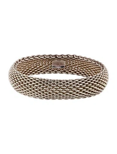 Pre-owned Tiffany & Co Somerset Bangle, 7.25" In Multi