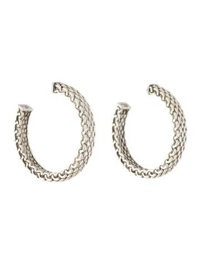 Pre-owned Tiffany & Co Somerset Hoop Earrings In Multi
