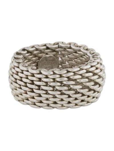 Pre-owned Tiffany & Co Somerset Mesh Band In Multi