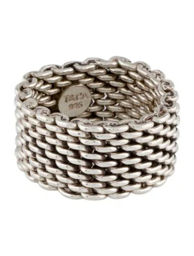 Pre-owned Tiffany & Co Somerset Mesh Band In Multi