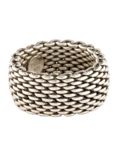 Pre-owned Tiffany & Co Somerset Mesh Band In Multi