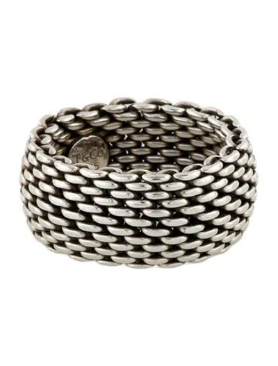 Pre-owned Tiffany & Co Somerset Mesh Band In Multi