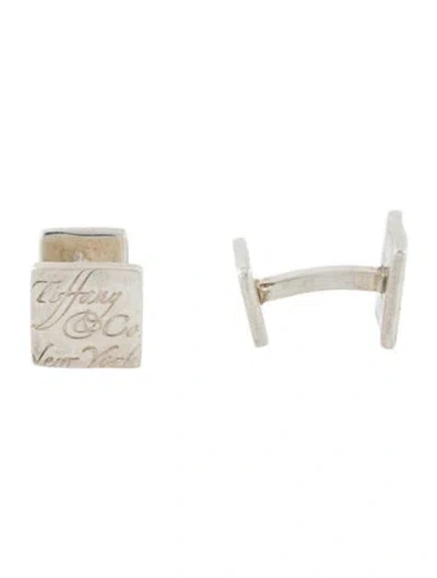 Pre-owned Tiffany & Co Square Cufflinks In Multi