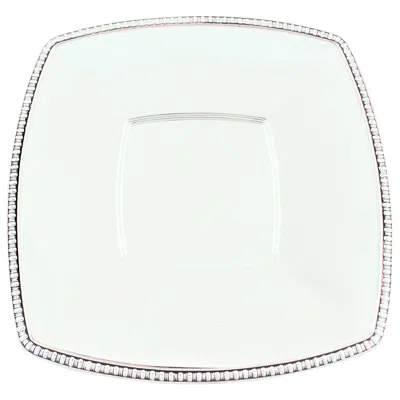 Pre-owned Tiffany & Co Square Dish In Silver