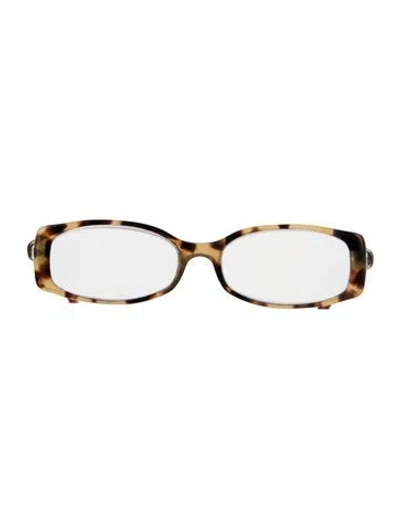 Pre-owned Tiffany & Co Square Eyeglasses In Brown/pink