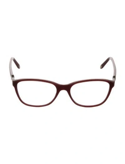 Pre-owned Tiffany & Co Square Eyeglasses In Red