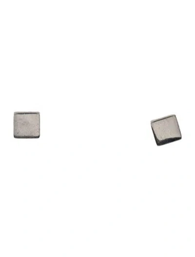 Pre-owned Tiffany & Co Square Stud Earrings In Multi