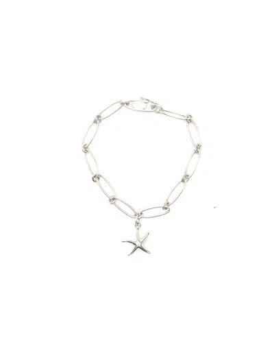 Tiffany & Co Starfish Charm Bracelet In Silver