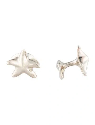 Pre-owned Tiffany & Co Starfish Cufflinks In Multi