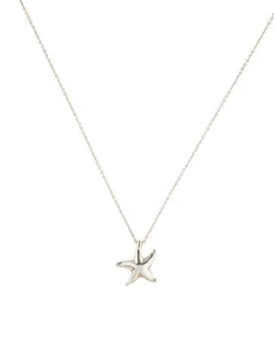 Pre-owned Tiffany & Co Starfish Pendant, 16" In Multi