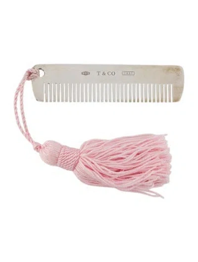 Pre-owned Tiffany & Co Sterling 1837 Baby Comb In Multi