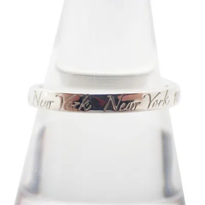 Pre-owned Tiffany & Co Sterling 925 Band Ring () In Multi