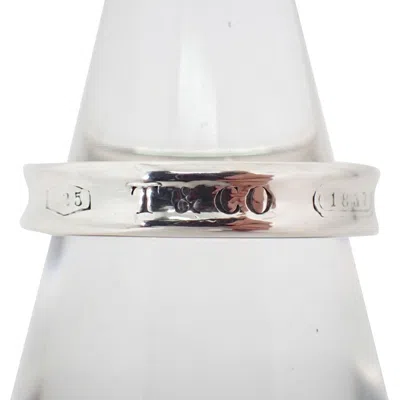 Pre-owned Tiffany & Co Sterling 925 Band Ring () In Silver