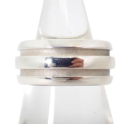 Pre-owned Tiffany & Co Sterling 925 Band Ring () In Silver