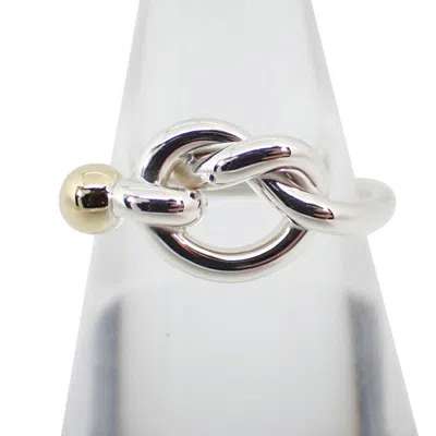 Pre-owned Tiffany & Co Sterling 925 Yellow Gold (18k) Band Ring () In Multi