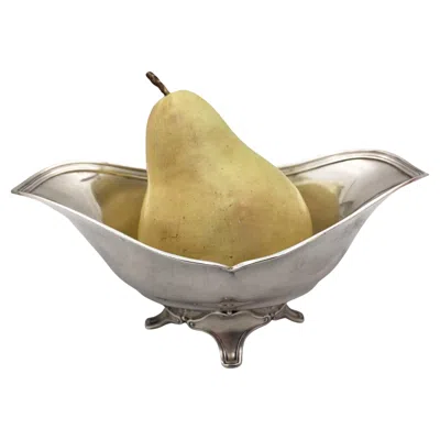 Pre-owned Tiffany & Co . Sterling Silver 1903 Condiment Dish / Bowl In Art Deco Style In Brown