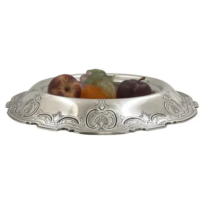 Pre-owned Tiffany & Co . Sterling Silver 1921 Centerpiece Bowl In Kings Pattern