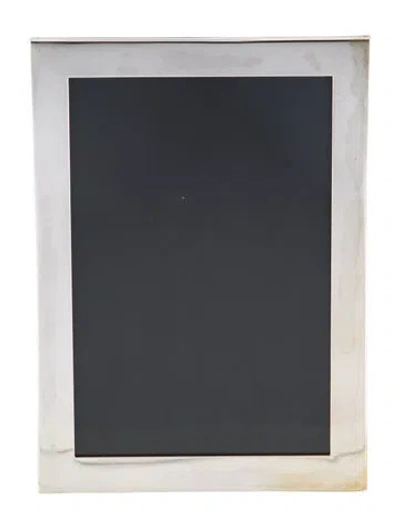 Pre-owned Tiffany & Co Sterling Silver 4 X 6 Picture Frame In Metallic/silver