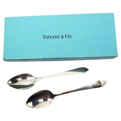 Pre-owned Tiffany & Co . Sterling Silver Baby Spoons (set Of 2) #22642 In Multi
