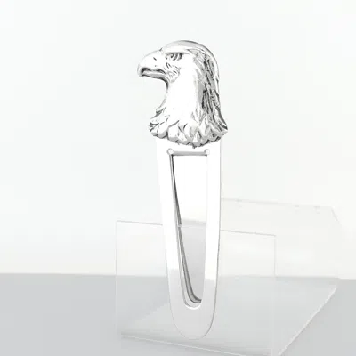 Pre-owned Tiffany & Co . Sterling Silver Bald Eagle Head Money Clip In Multi