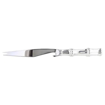 Pre-owned Tiffany & Co . Sterling Silver 'bamboo' Pattern Bar Knife