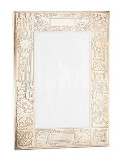 Pre-owned Tiffany & Co Sterling Silver Birth Records Frame