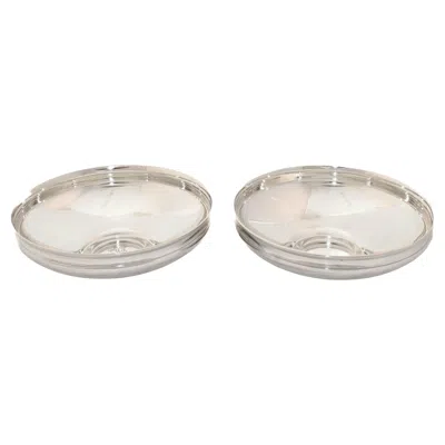 Pre-owned Tiffany & Co . Sterling Silver Bowls, Set Of 2 In Sand