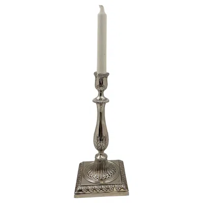 Pre-owned Tiffany & Co . Sterling Silver Candlestick With Natural Motifs
