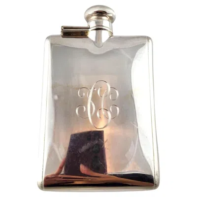 Pre-owned Tiffany & Co Sterling Silver Hip Flask #18399 In Multi
