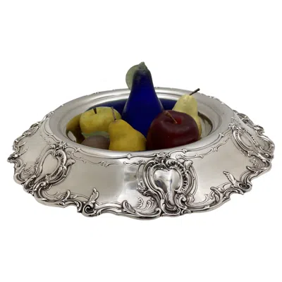 Pre-owned Tiffany & Co Sterling Silver Large 1914 Centerpiece Bowl In Kings Pattern
