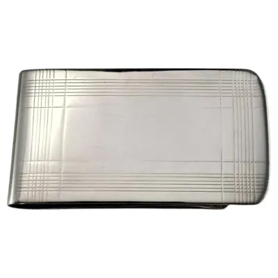 Pre-owned Tiffany & Co . Sterling Silver Money Clip #25447 In Multi