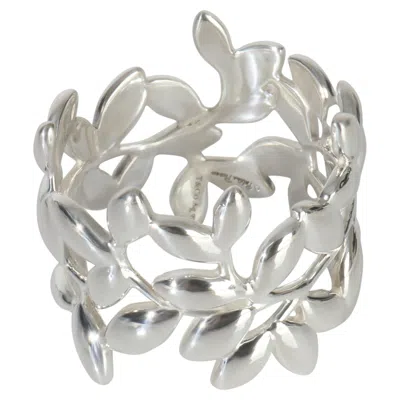 Pre-owned Tiffany & Co . Sterling Silver Paloma Picasso Olive Leaf Ring In Multiple