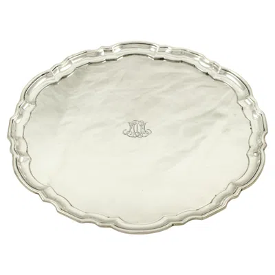 Pre-owned Tiffany & Co Sterling Silver Platter By . In Sand