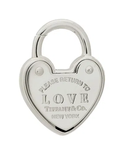 Tiffany & Co . Sterling Silver Return To Love Heart Lock Charm (authentic Pre-loved)