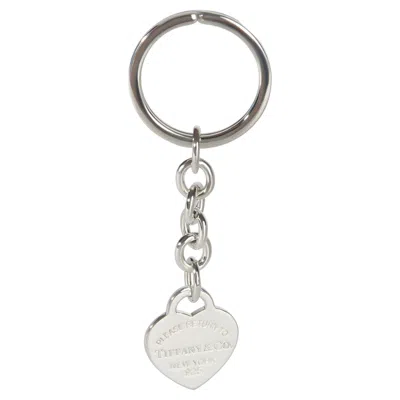 Pre-owned Tiffany & Co . Sterling Silver Return To Tiffany Key Ring In Multiple