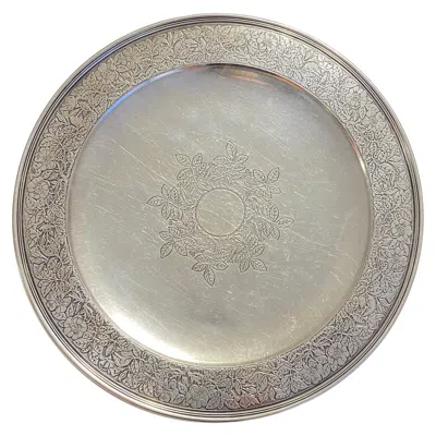 Pre-owned Tiffany & Co . Sterling Silver Serving Platter Circa 1900s Estate Find