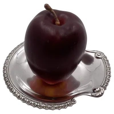 Pre-owned Tiffany & Co . Sterling Silver Shell-shaped Dish In Black
