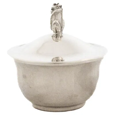 Pre-owned Tiffany & Co Sterling Silver  Salt Cellar In Sand