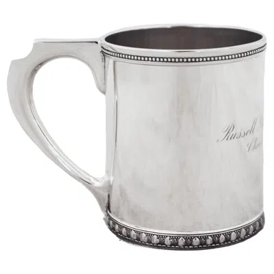 Pre-owned Tiffany & Co Sterling Silver Tiffany Mug