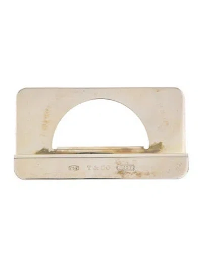 Pre-owned Tiffany & Co Sterling Silver Vintage Business Card Holder