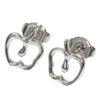 Pre-owned Tiffany & Co Stud Earrings () In Silver