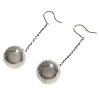 Pre-owned Tiffany & Co Stud Earrings () In Silver
