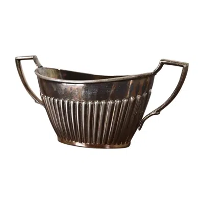 Pre-owned Tiffany & Co . Style Art Deco Silverplate Sugar Bowl