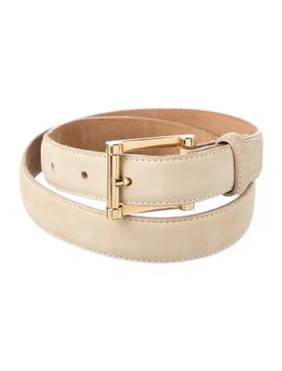 Pre-owned Tiffany & Co Suede Belt In Neutral