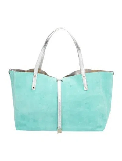 Pre-owned Tiffany & Co Suede Top Handle Bag