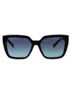 Tiffany & Co Tiffany Black Injected Sunglasses In Black