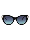 Tiffany & Co . 53mm Gradient Butterfly Sunglasses In Black