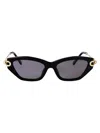 Tiffany & Co . 53mm Polarized Cat Eye Sunglasses In Black